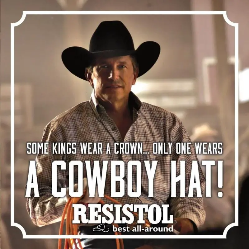 Resistol Hats advertisement