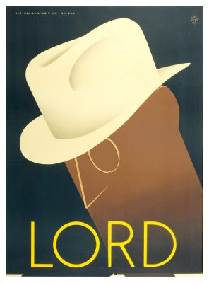 hat themed poster collecting lord hats italy