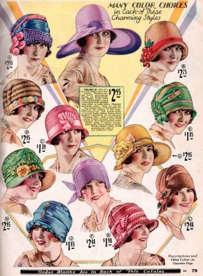 collecting vintage hat advertisements ladies hats