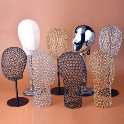 metal formed hat mannequins